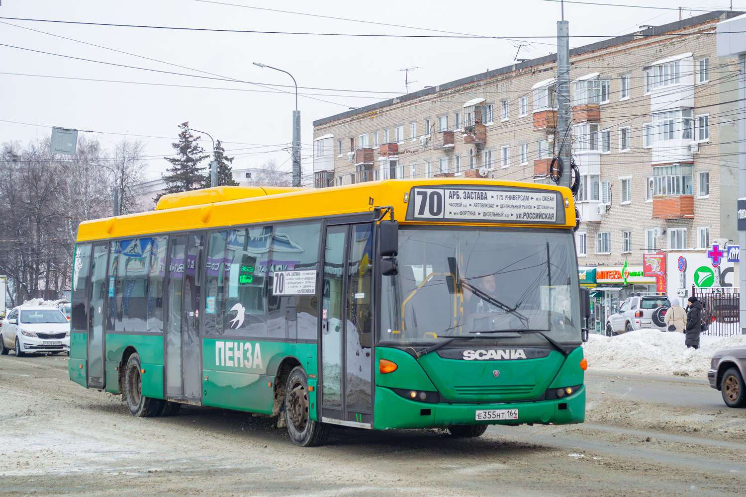 Пензенская область, Scania OmniLink II (Скания-Питер) № Е 355 НТ 164