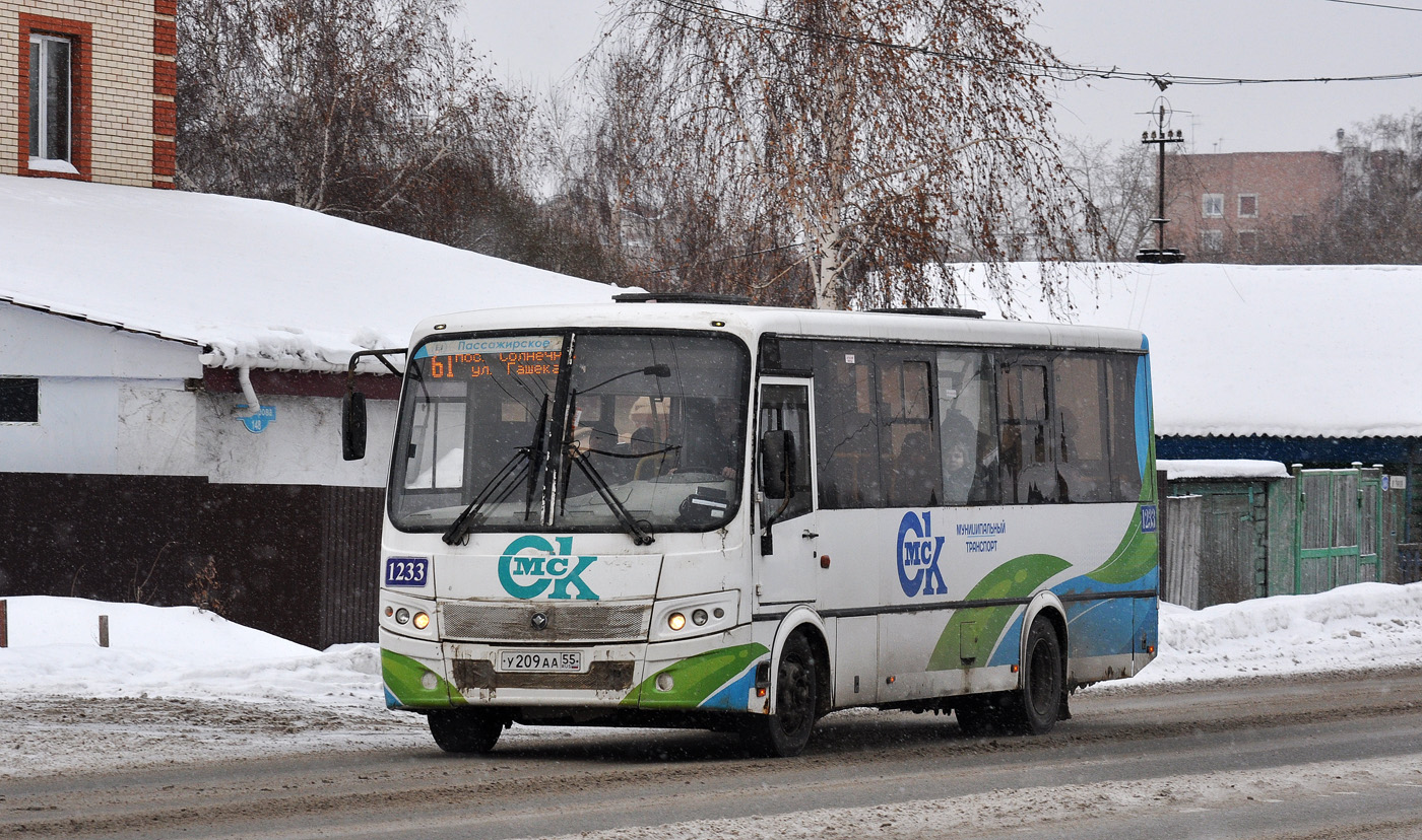 Омская область, ПАЗ-320414-04 "Вектор" (1-2) № 1233