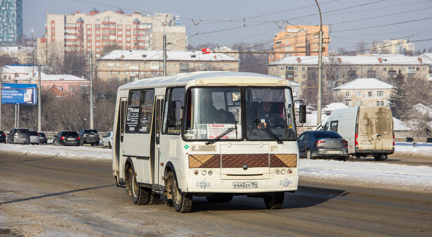 Новосибирская область, ПАЗ-320540-12 № К 445 ХУ 154