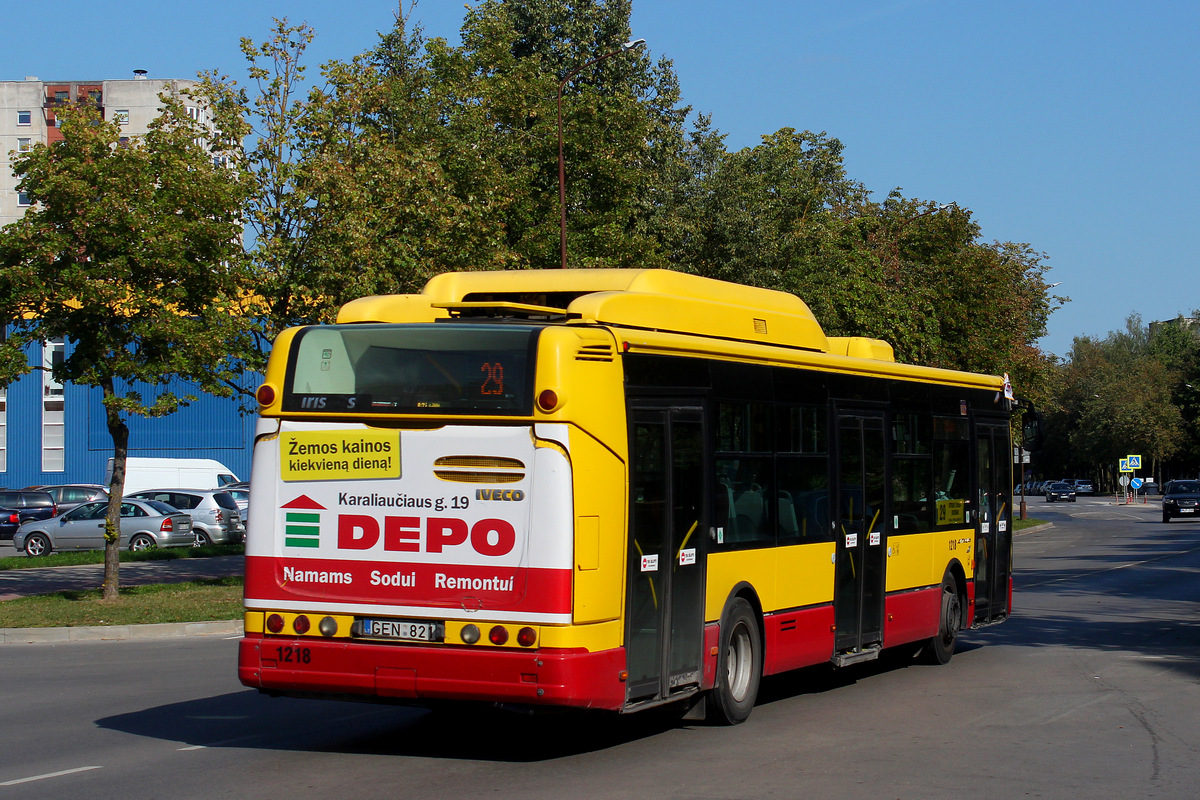 Литва, Irisbus Citelis 12M CNG № 1218