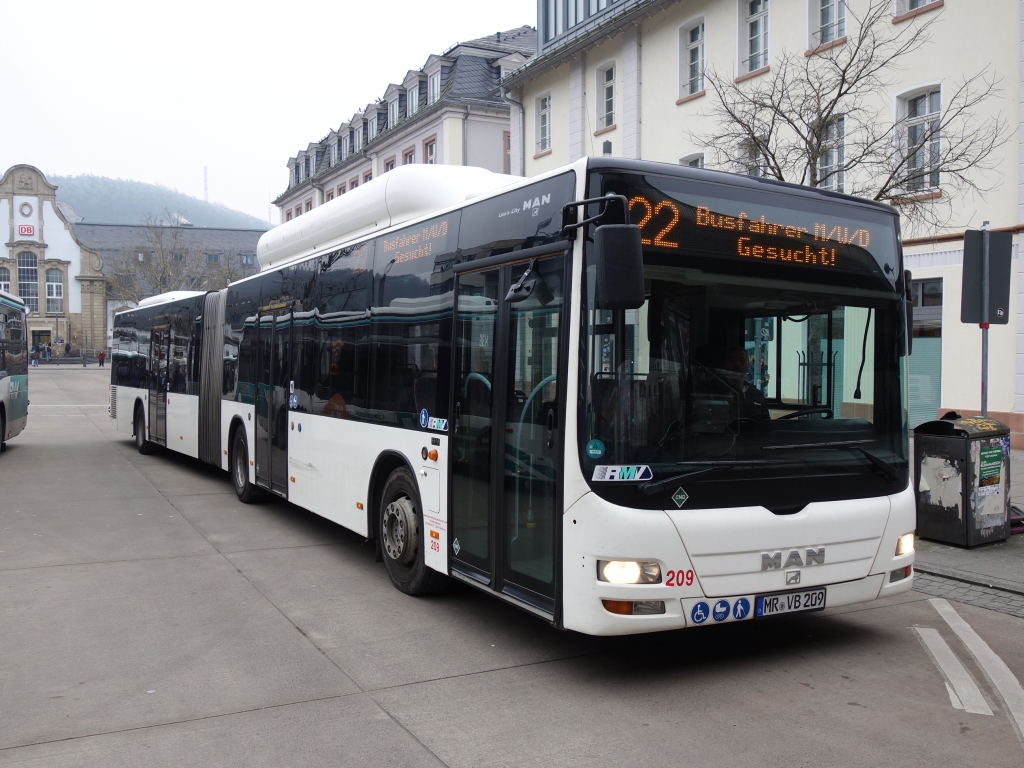 Гессен, MAN A23 Lion's City G NG313 CNG № 209