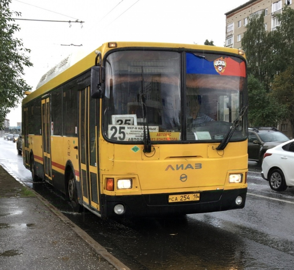 Удмуртия, ЛиАЗ-5256.57 № СА 254 18