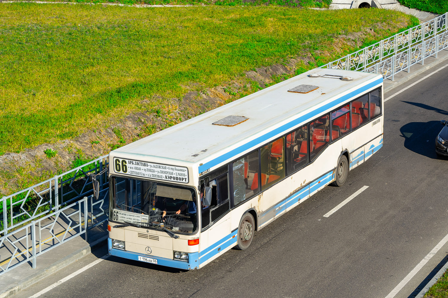 Пензенская область, Mercedes-Benz O405N2 № Т 196 АВ 58