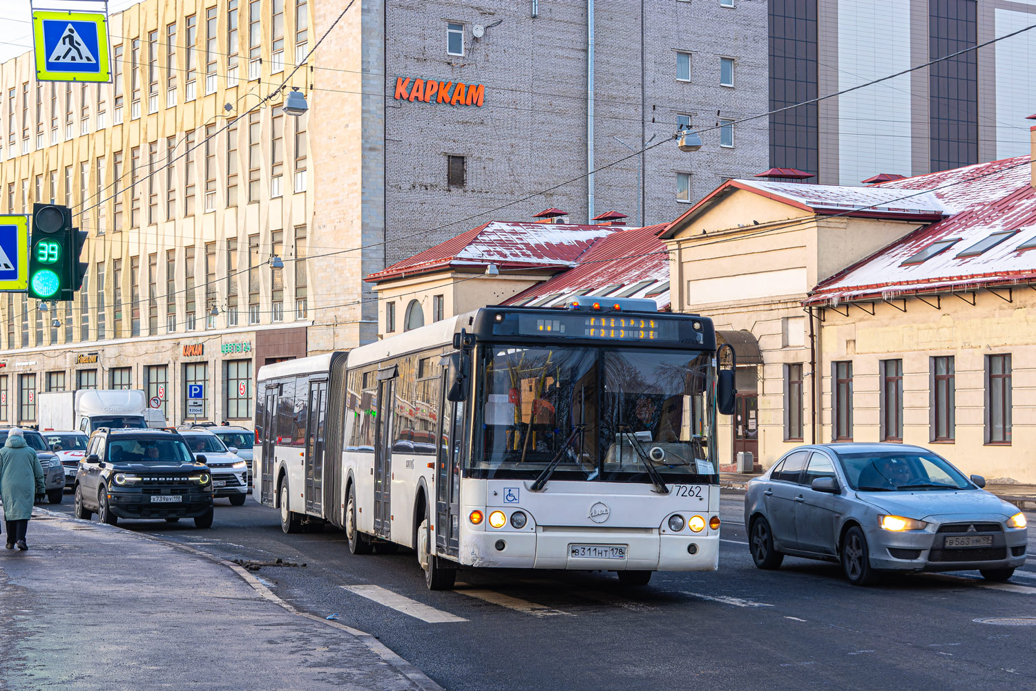 Санкт-Петербург, ЛиАЗ-6213.20 № 7262