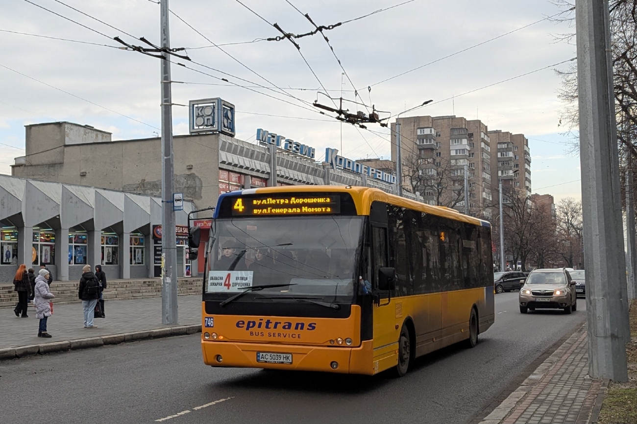 Черкасская область, VDL Berkhof Ambassador 180 № 746