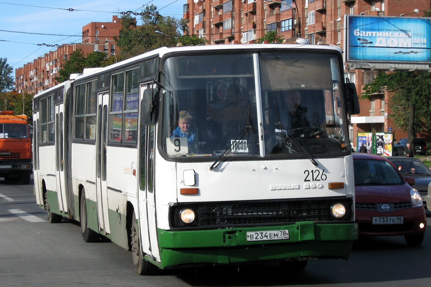 Санкт-Петербург, Ikarus 280.33O № 2126