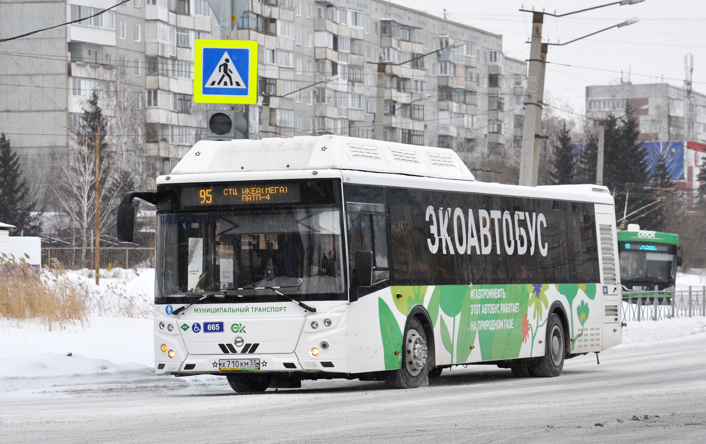 Омская область, ЛиАЗ-5292.67 (CNG) № 665