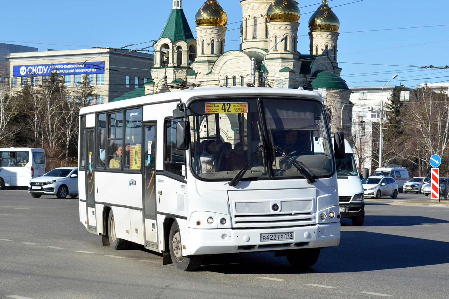 Ставропольский край, ПАЗ-320402-05 № В 422 ТР 178