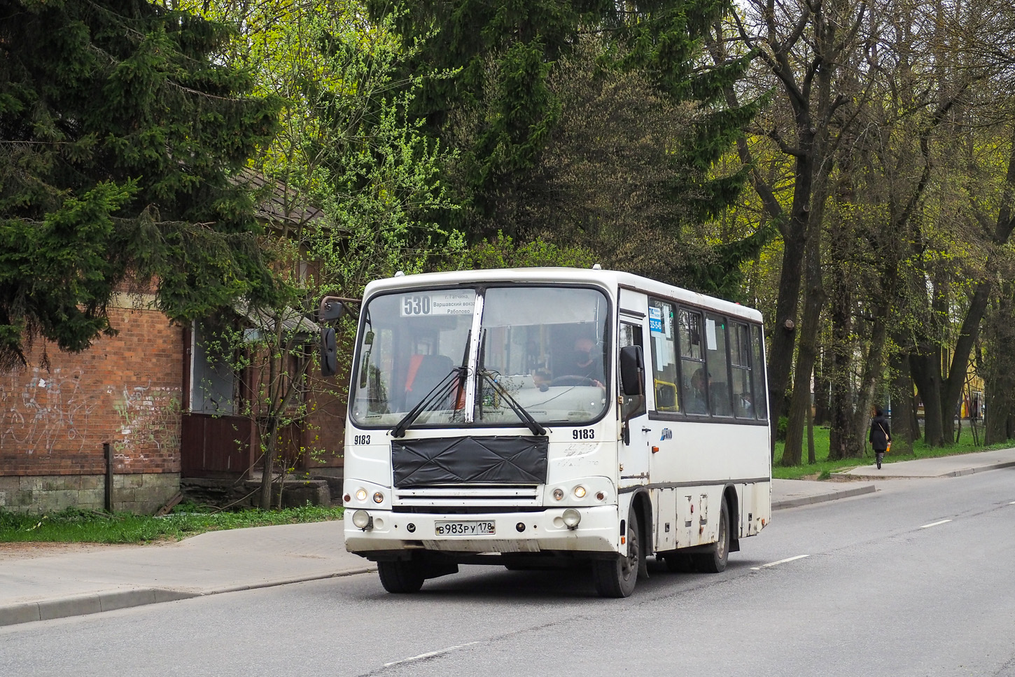 Санкт-Петербург, ПАЗ-320402-05 № 9183