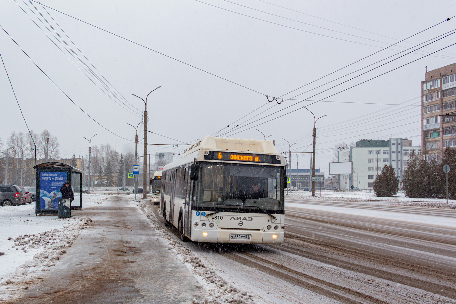 Новгородская область, ЛиАЗ-5292.67 (CNG) № 810