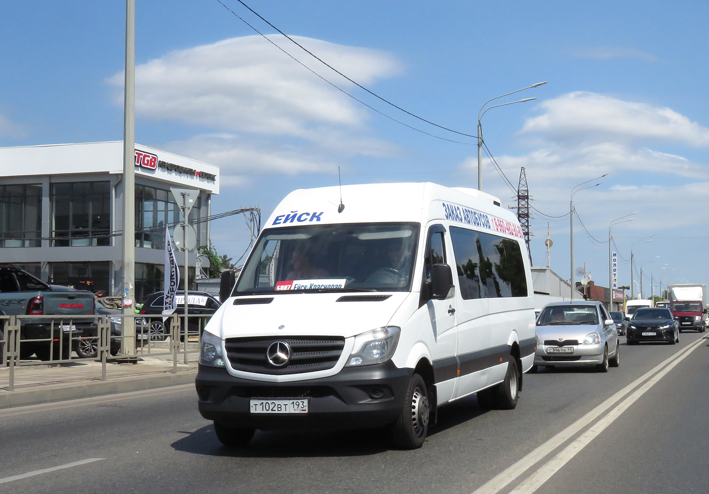 Краснодарский край, Луидор-223602 (MB Sprinter) № Т 102 ВТ 193