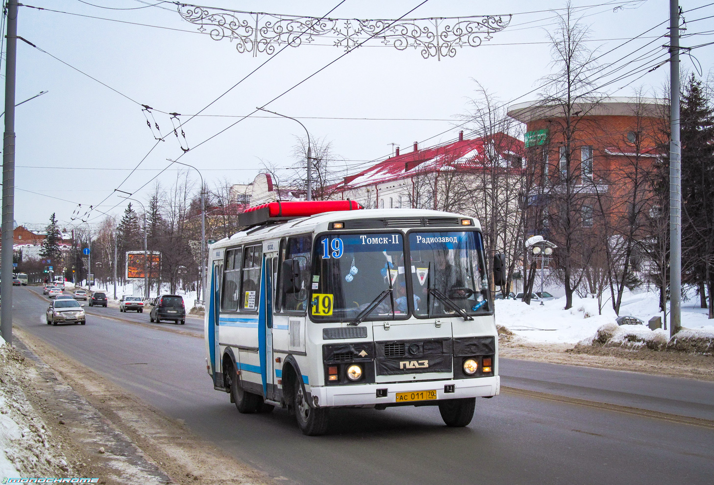 Томская область, ПАЗ-32054 № АС 011 70