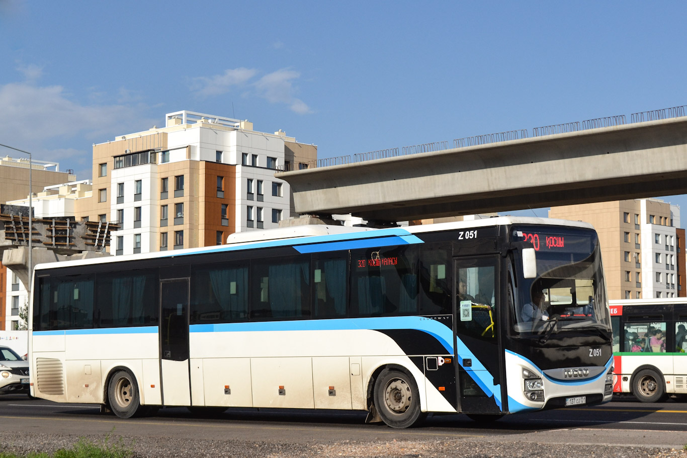 Астана, IVECO Crossway LINE 13M (СарыаркаАвтоПром) № Z051