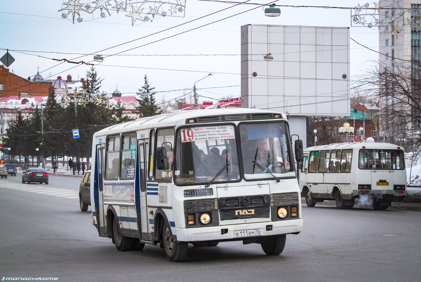 Томская область, ПАЗ-32051-110 № В 111 ВМ 70