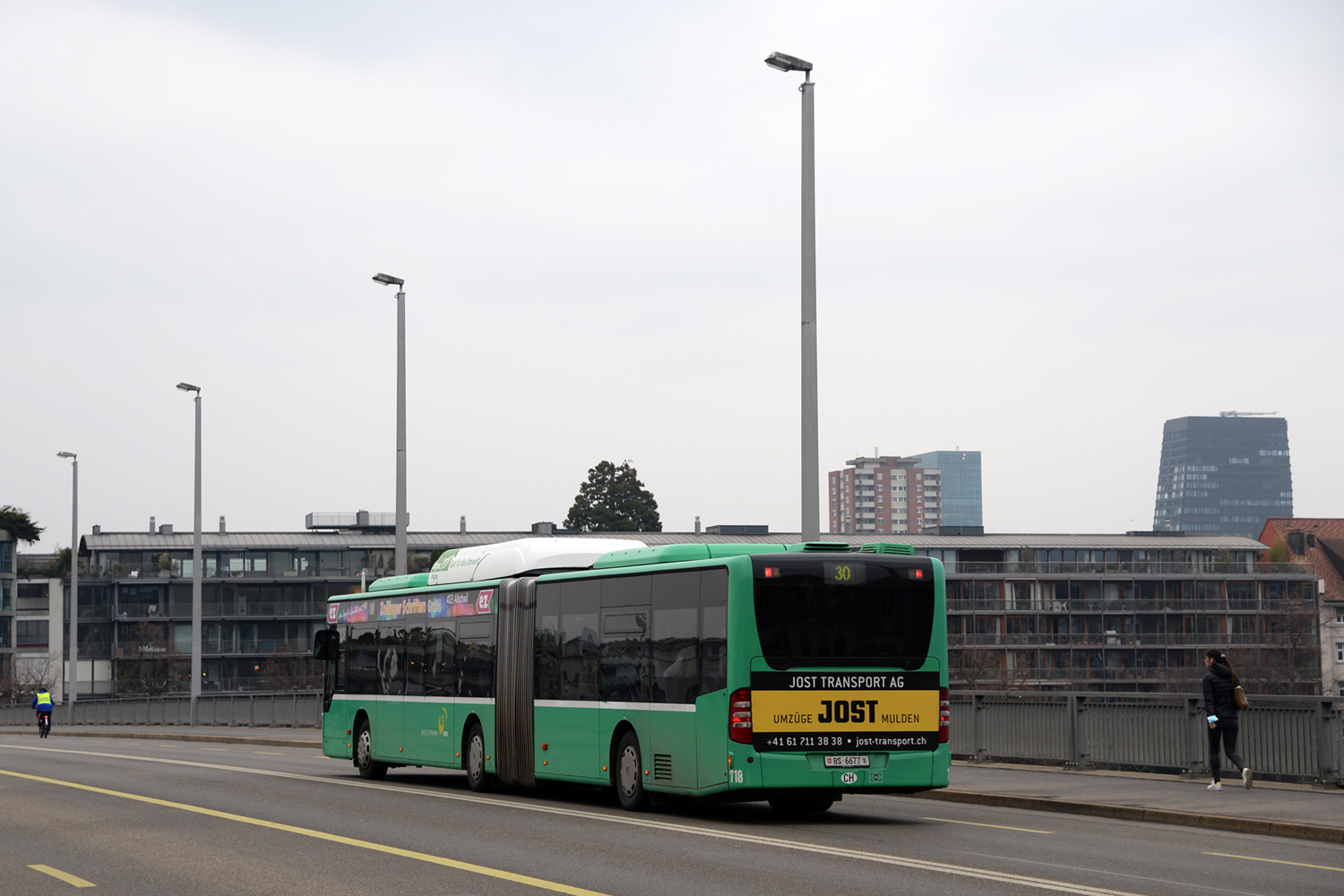 Швейцария, Mercedes-Benz O530G Citaro facelift G CNG № 718