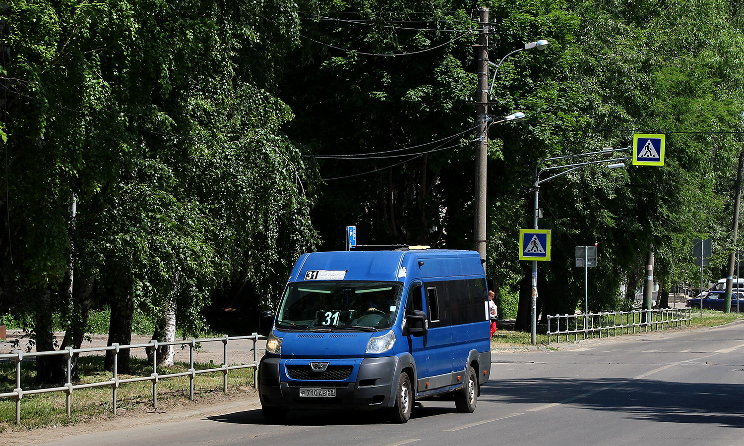 Пензенская область, Нижегородец-2227SK (Peugeot Boxer) № Р 710 АВ 58