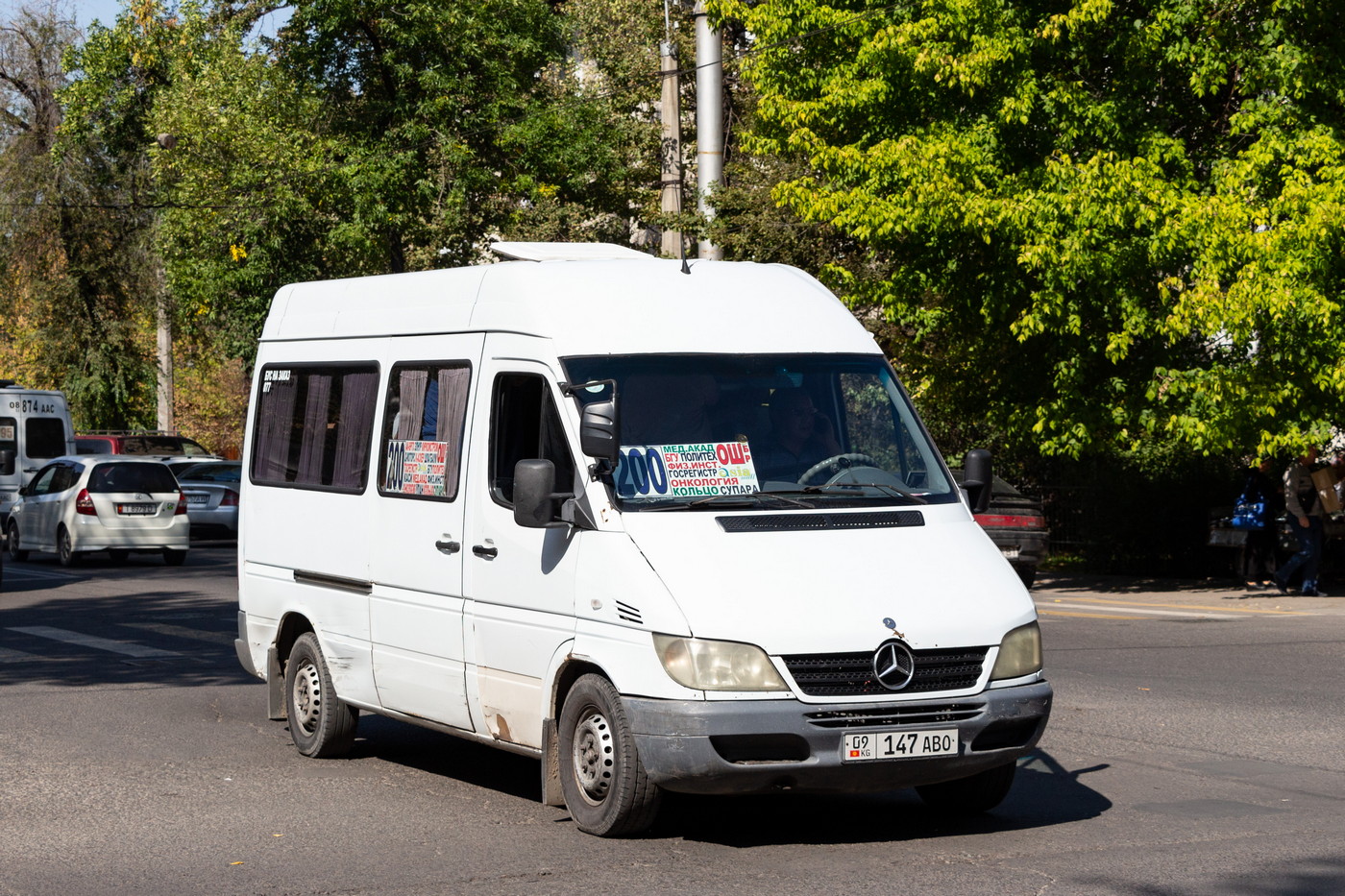 Кыргызстан, Mercedes-Benz Sprinter W901/W902 211CDI № 09 147 ABO