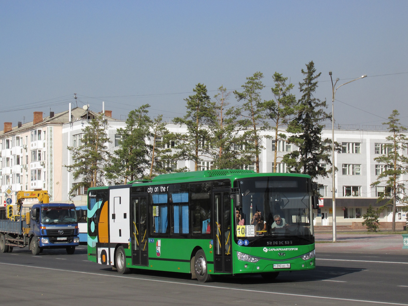 Павлодарская область, Ankai HFF6127GZ-4 (СарыаркаАвтоПром) № 390 BD 14