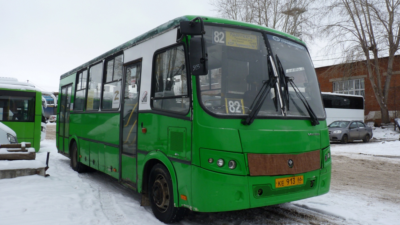 Свердловская область, ПАЗ-320414-05 "Вектор" (1-2) № КЕ 913 66