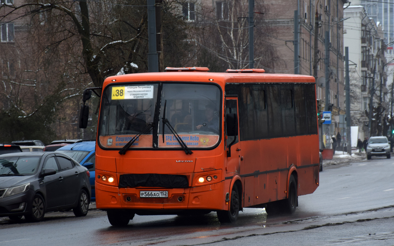 Нижегородская область, ПАЗ-320414-05 "Вектор" № Р 566 АО 152