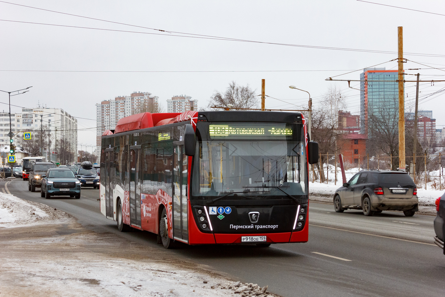 Пермский край, НефАЗ-5299-40-57 (CNG) № Р 918 ОЕ 159