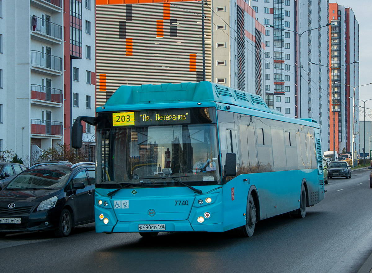 Санкт-Петербург, ЛиАЗ-5292.67 (CNG) № 7740