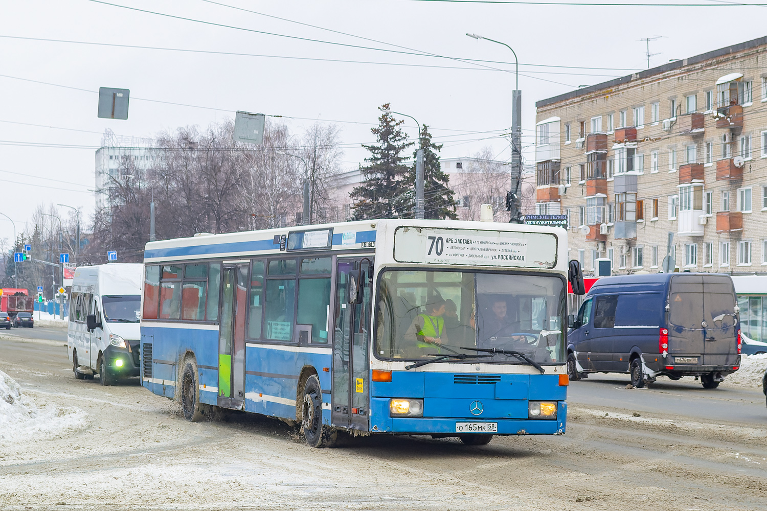 Пензенская область, Mercedes-Benz O405N2 № О 165 МК 58