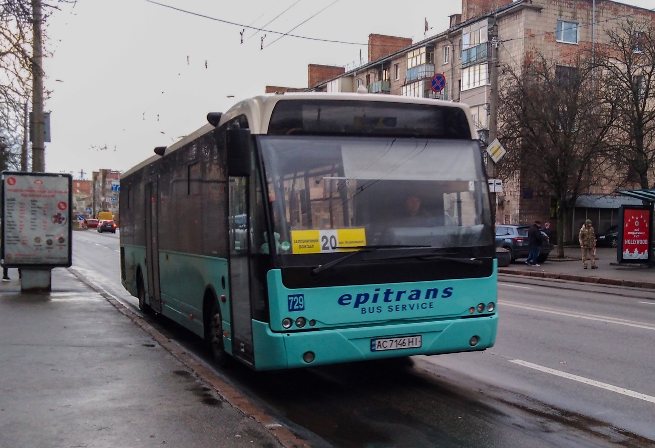 Черниговская область, VDL Berkhof Ambassador 200 № 729