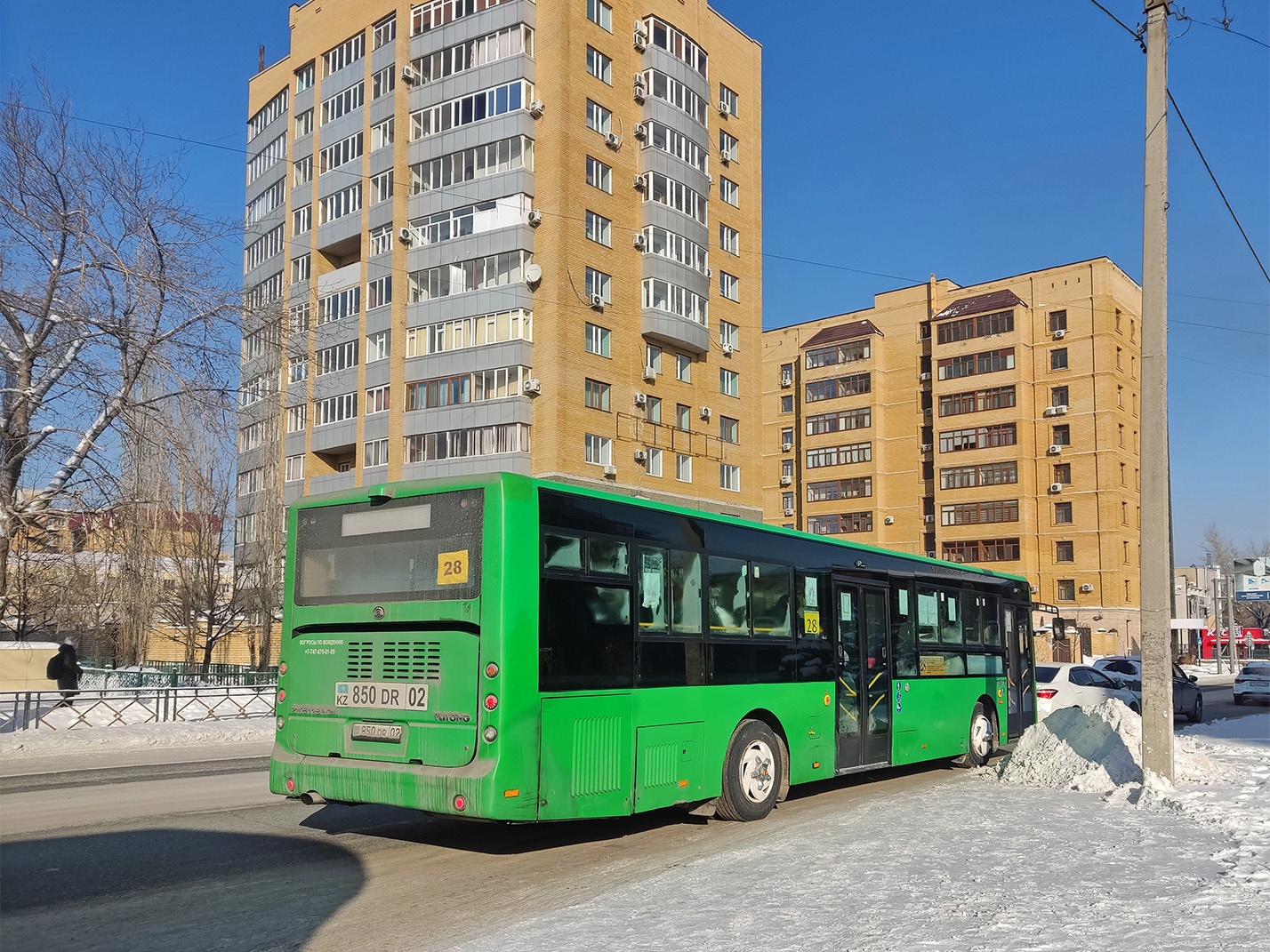 Абайская область, Yutong ZK6118HGA № 850 DR 02