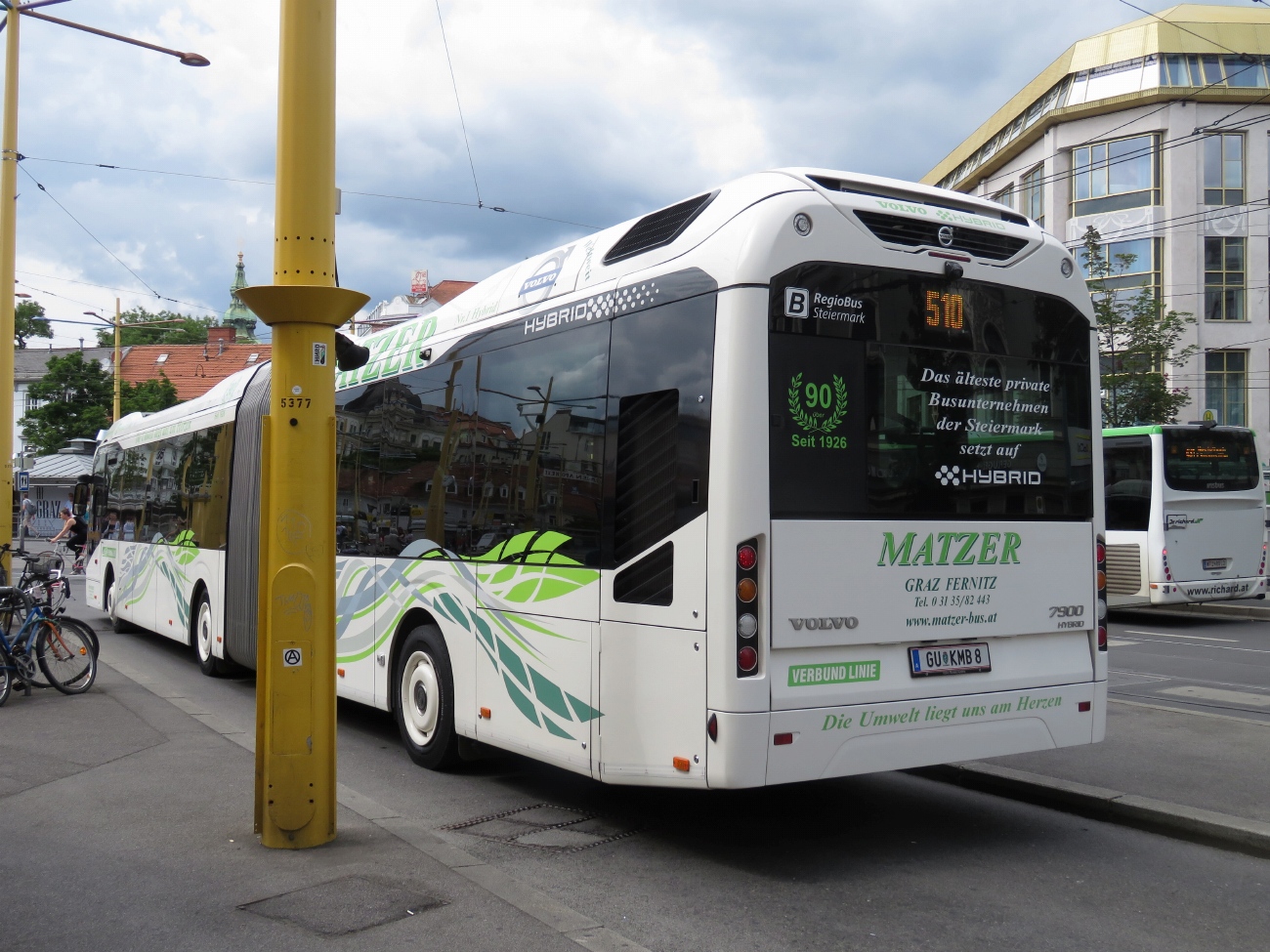 Австрия, Volvo 7900A Hybrid № GU KMB 8