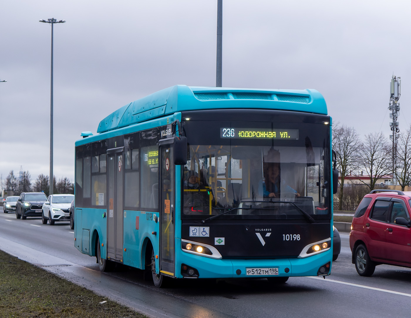 Санкт-Петербург, Volgabus-4298.G4 (CNG) № 10198