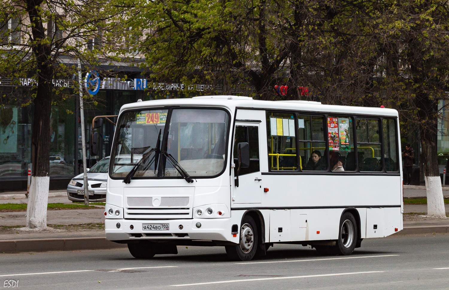 Башкортостан, ПАЗ-320402-05 № А 424 ВО 702