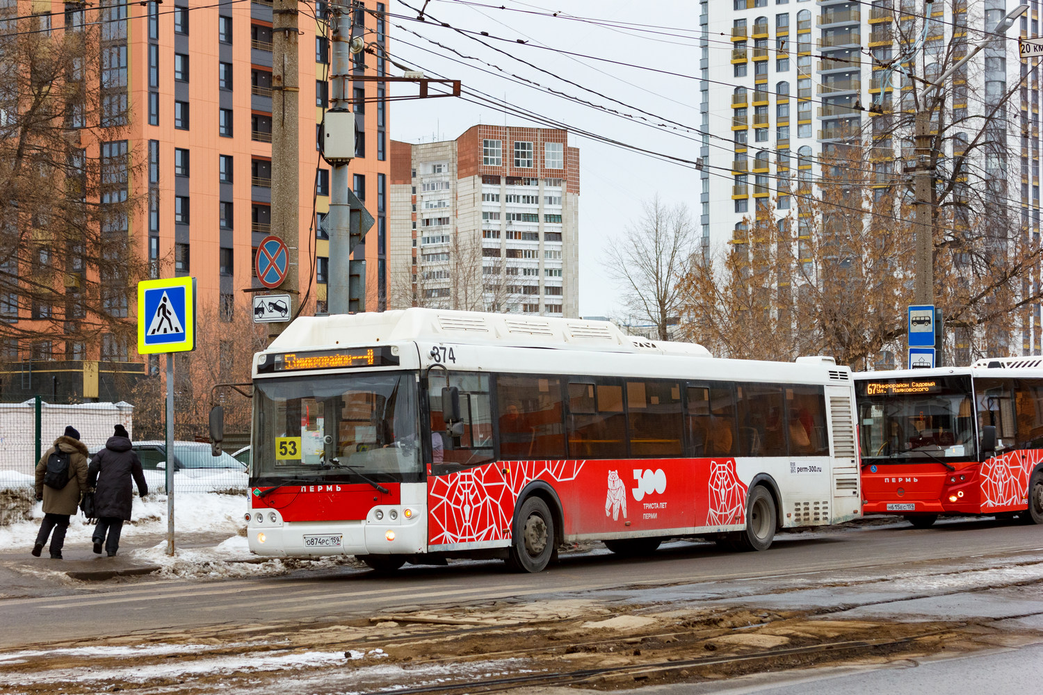 Пермский край, ЛиАЗ-5292.67 (CNG) № О 874 РС 159