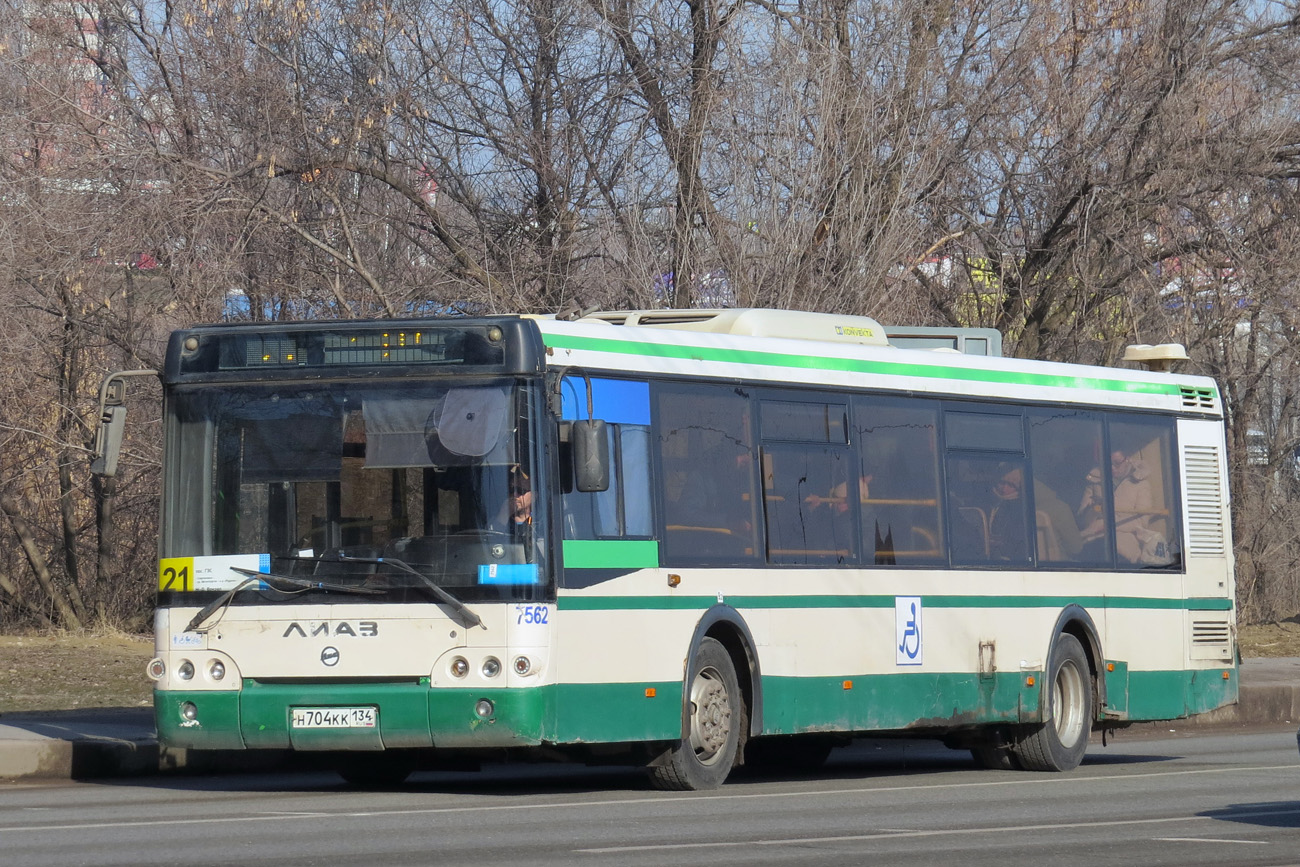 Волгоградская область, ЛиАЗ-5292.22 (2-2-2) № 7562