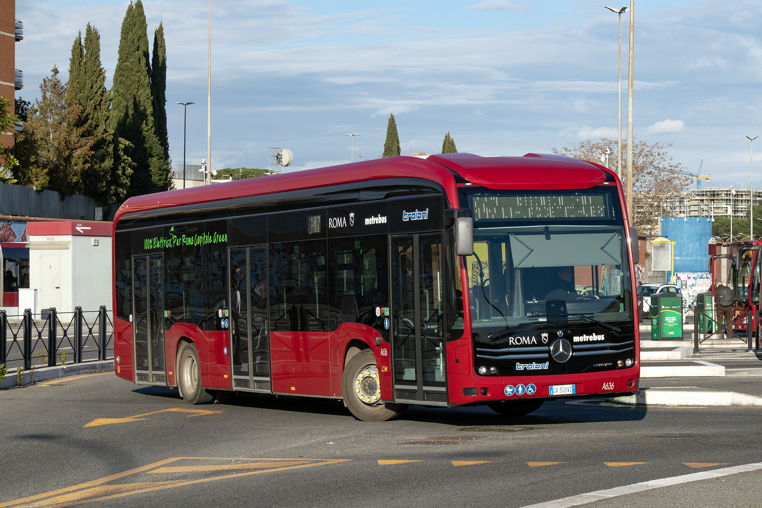 Itálie, Mercedes-Benz eCitaro č. A636