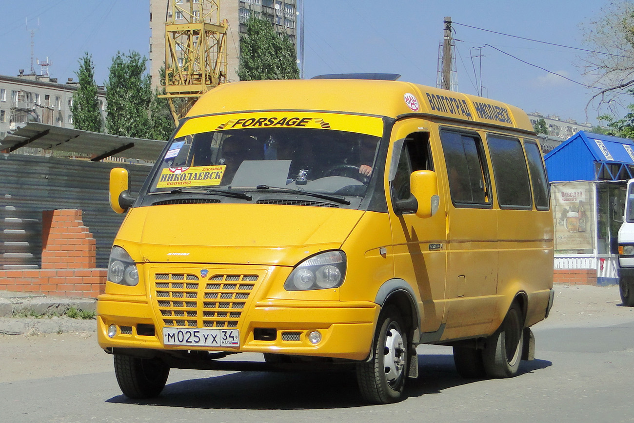 Волгоградская область, ГАЗ-322132 (XTH, X96) № М 025 УХ 34