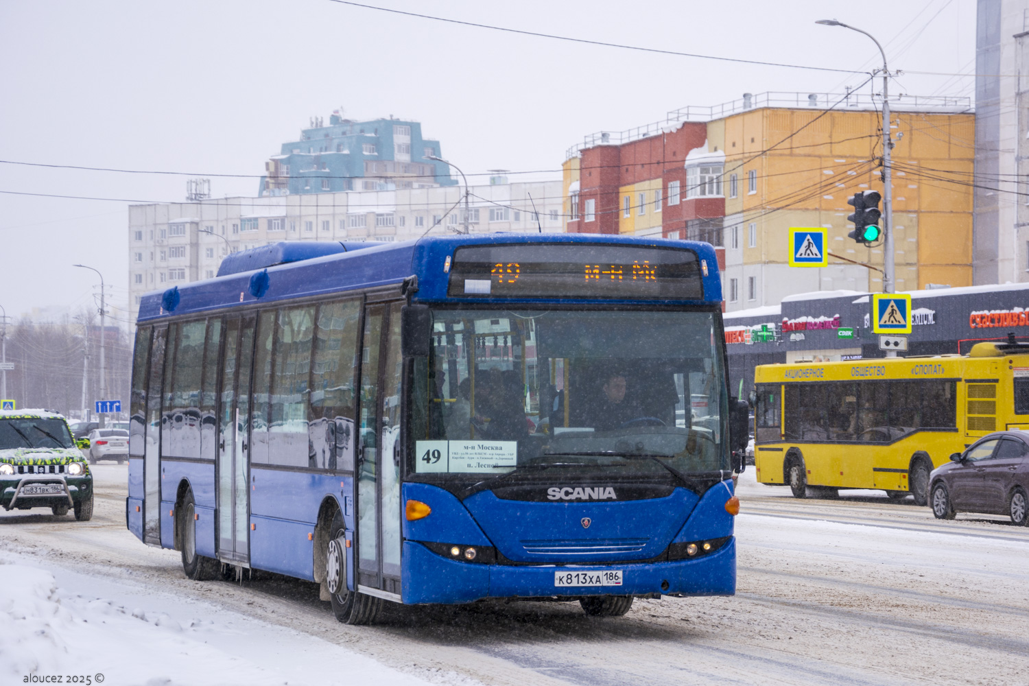 Ханты-Мансийский АО, Scania OmniLink II (Скания-Питер) № К 813 ХА 186