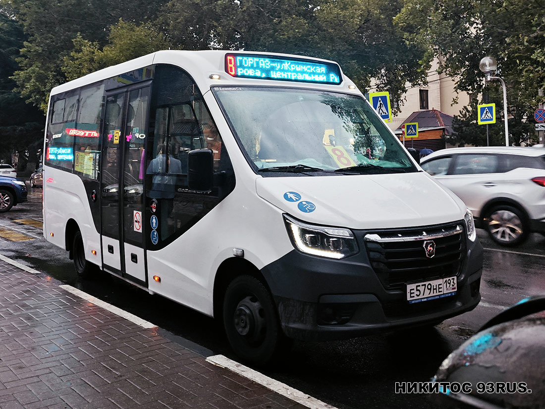 Краснодарский край, ГАЗ-A68R52 City № Е 579 НЕ 193