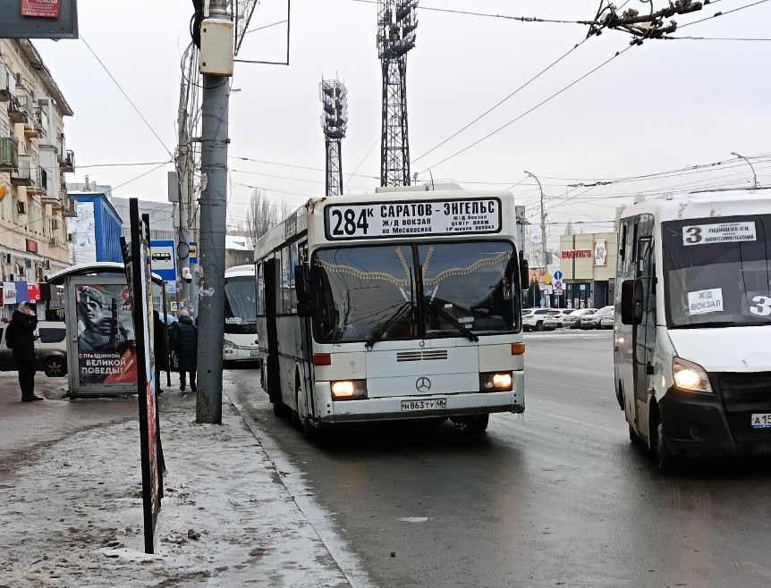 Саратовская область, Mercedes-Benz O405 № Н 863 ТУ 48