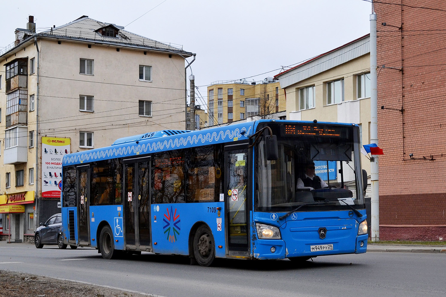 Архангельская область, ЛиАЗ-4292.60 (1-2-1) № 7109