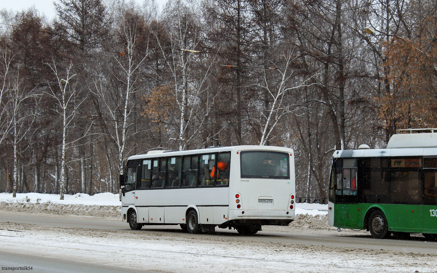 Новосибирская область, ПАЗ-320414-14 "Вектор" № М 909 ОА 154