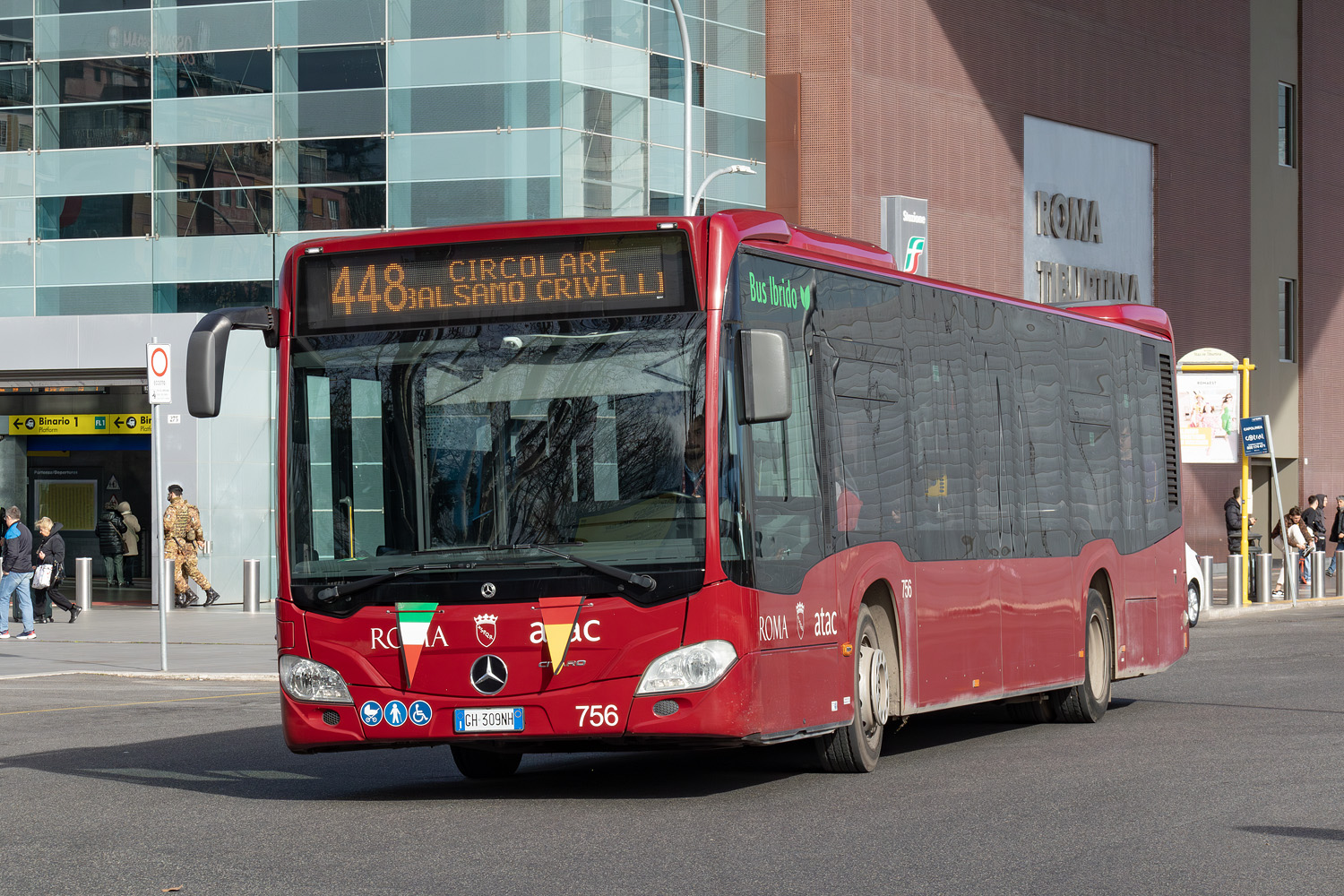 Италия, Mercedes-Benz Citaro C2 hybrid № 756