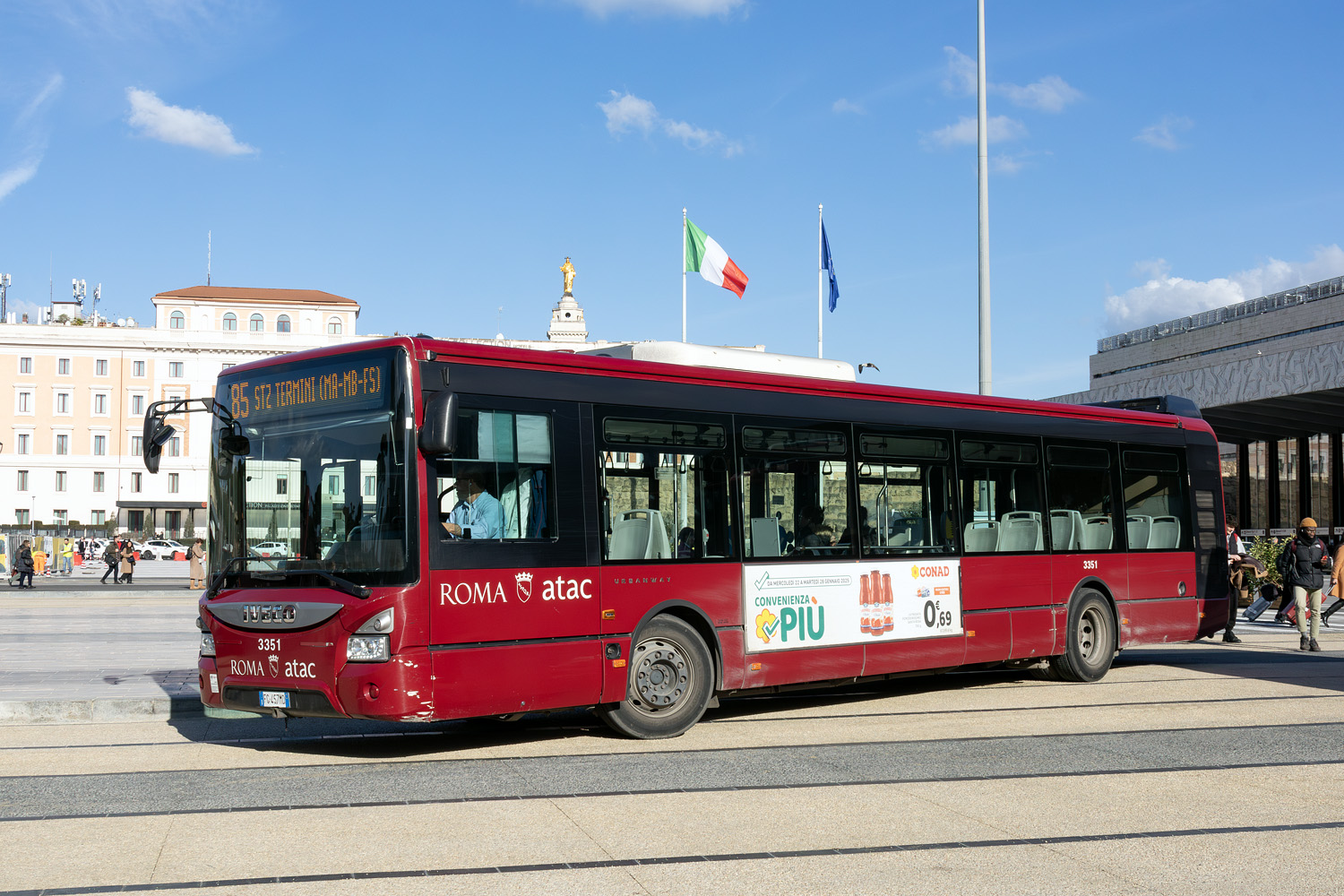 Италия, IVECO Urbanway 12M № 3351