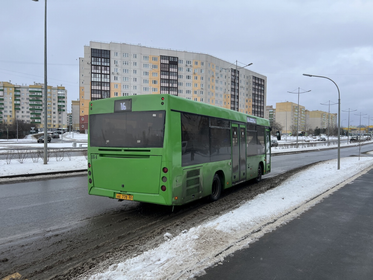 Псковская область, МАЗ-206.085 № 184