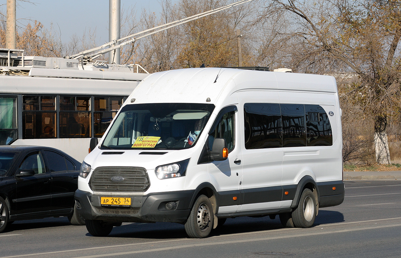 Волгоградская область, Ford Transit FBD [RUS] (Z6F.ESG.) № АР 245 34