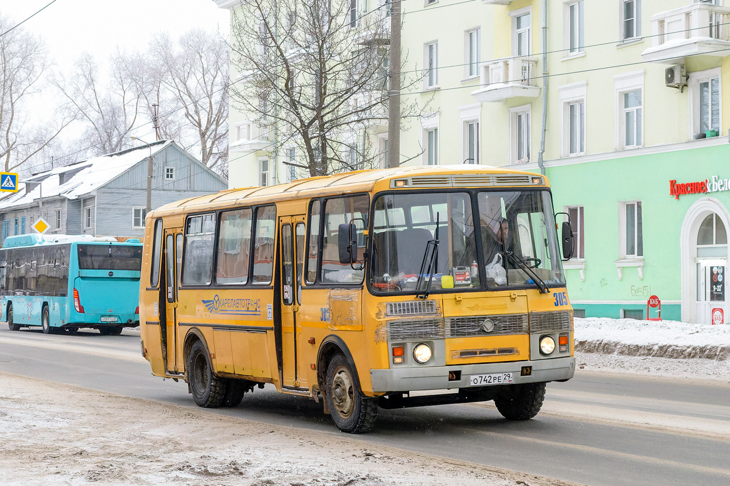 Архангельская область, ПАЗ-423402 № О 742 РЕ 29