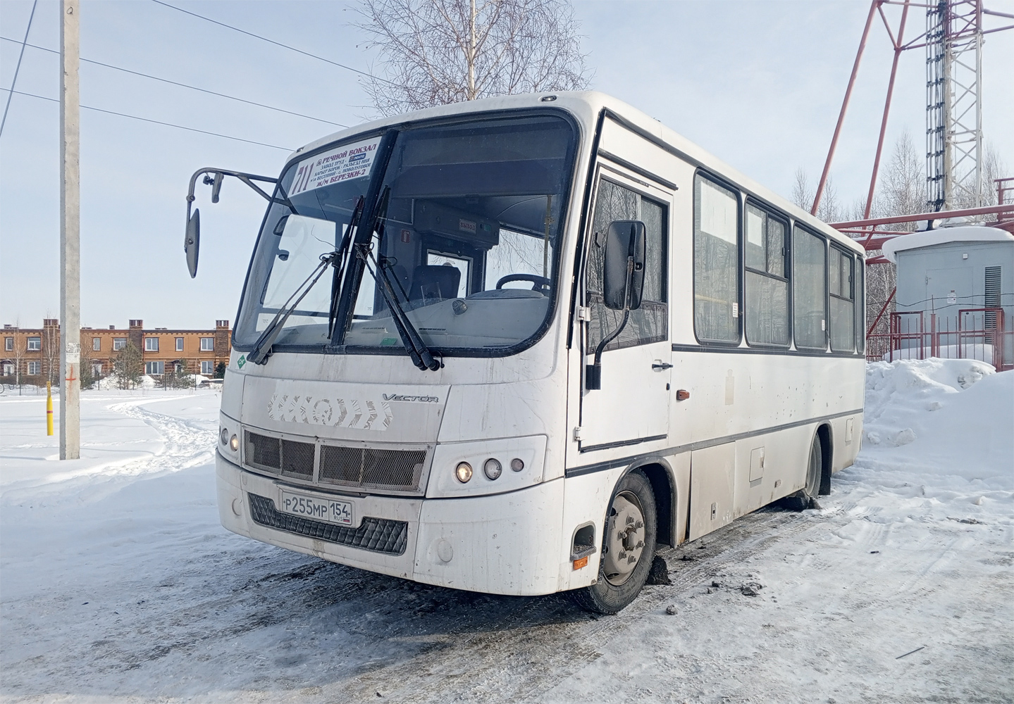 Новосибирская область, ПАЗ-320302-22 "Вектор" № Р 255 МР 154