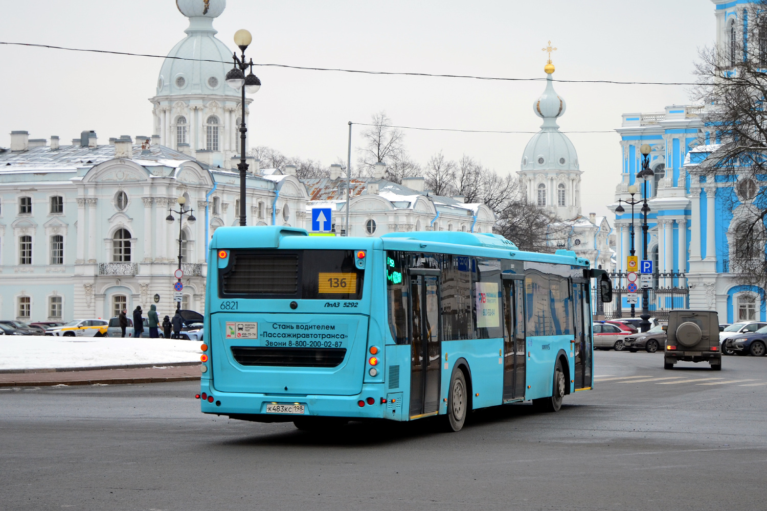 Санкт-Петербург, ЛиАЗ-5292.65 № 6821