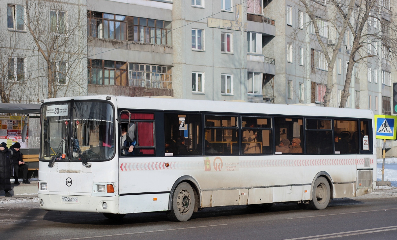 Красноярский край, ЛиАЗ-5256.53 № Т 590 ОА 124 Красноярский край, ЛиАЗ-5256.53 № Т 590 ОА 124