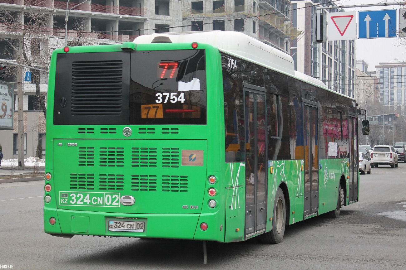 Алматы, Golden Dragon XML6125CN (Hyundai Trans Auto) № 3754